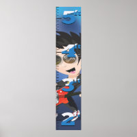 Cartoon Rock Star Wachstumsdiagramm.