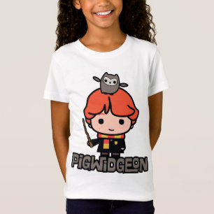 Cartoon Ron Weasley und Pigwidgeon T-Shirt
