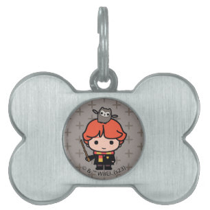 Cartoon Ron Weasley und Pigwidgeon Tiermarke