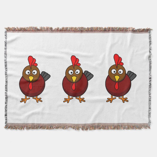 Cartoon-Rooster  Decke (Vorderseite)
