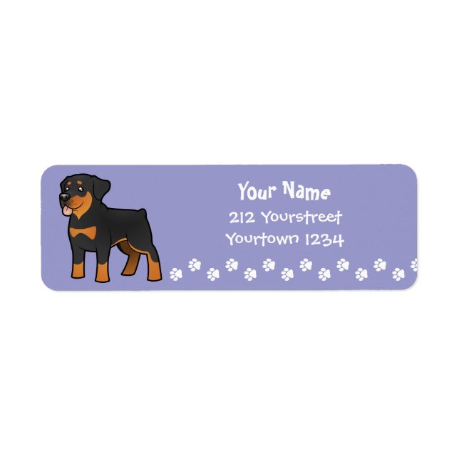 Cartoon Rottweiler (Vorne)