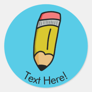 Cartoon Runder Aufkleber