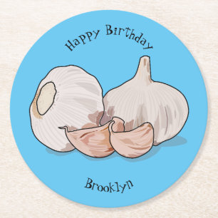 Cartoon Runder Pappuntersetzer