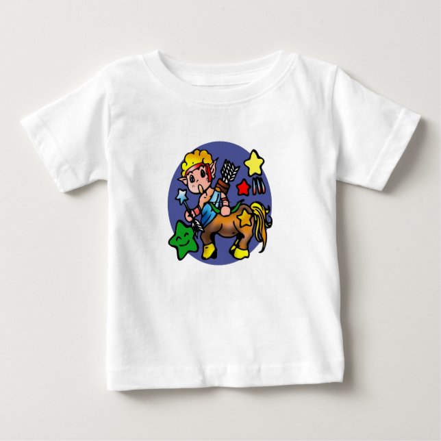 Cartoon Sagittarius Archer Centaur Baby T-shirt (Vorderseite)