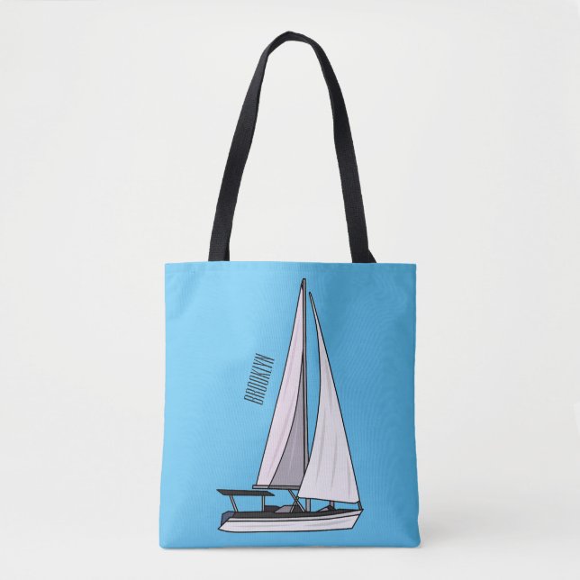Cartoon Sailboat (Vorderseite)