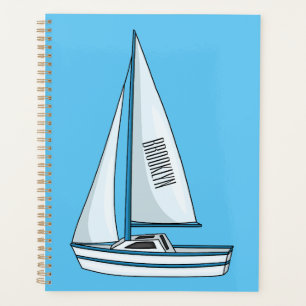 Cartoon Sailboat Planer