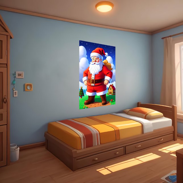 Cartoon Santa Claus | Art der AI Poster (Von Creator hochgeladen)