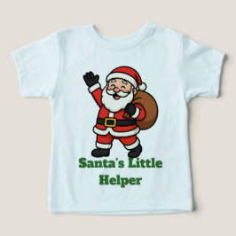 Cartoon Santa Claus Waving Cheerfully