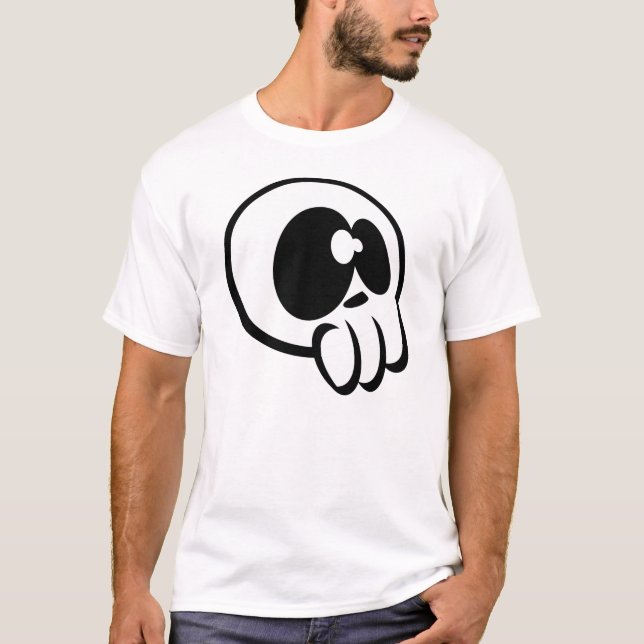 Cartoon-Schädel 2 T-Shirt (Vorderseite)