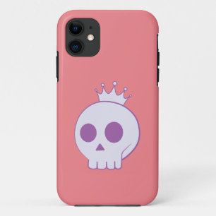 Cartoon-Schädel mit Kronendesign Case-Mate iPhone Hülle