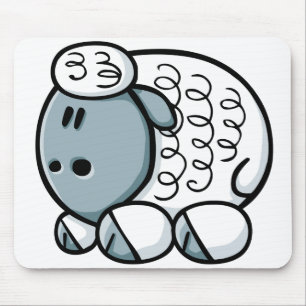 Cartoon-Schafe Mousepad