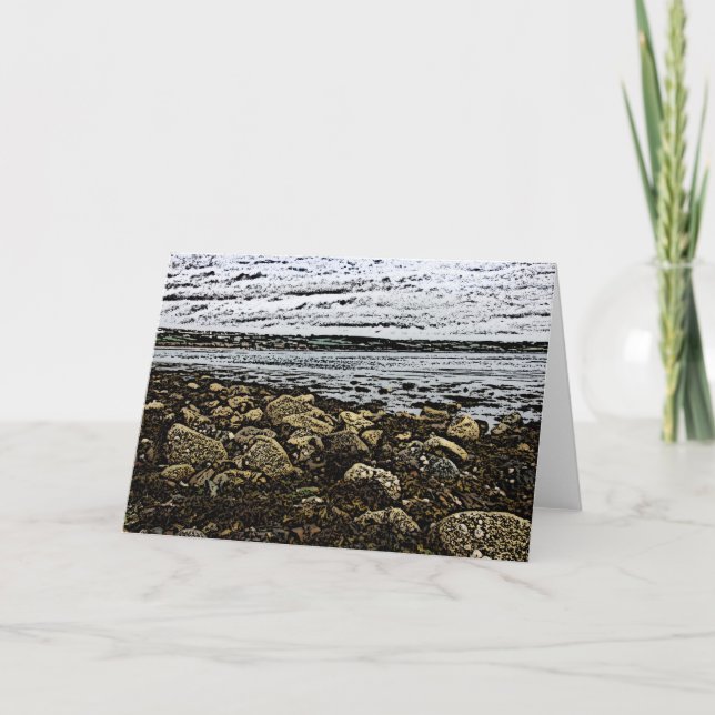 Cartoon schaukelt Gruß-Karte Karte (Vorderseite)