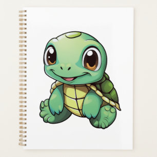 Cartoon-Schildkröte Planer