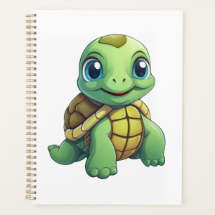 Cartoon-Schildkröte Planer