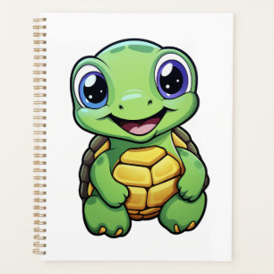 Cartoon-Schildkröte Planer