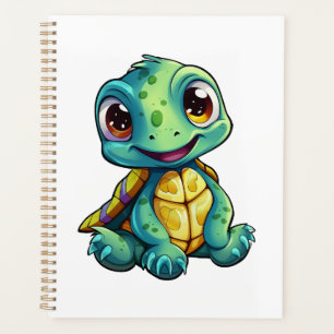 Cartoon-Schildkröte Planer