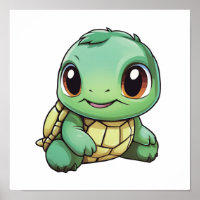 Cartoon-Schildkröte