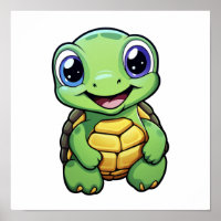 Cartoon-Schildkröte