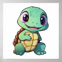 Cartoon-Schildkröte