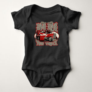 Cartoon-Schleppwagen Baby Strampler