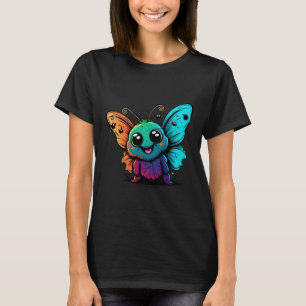Cartoon-Schmetterling-mit-Schmetterling-Kopf T-Shirt
