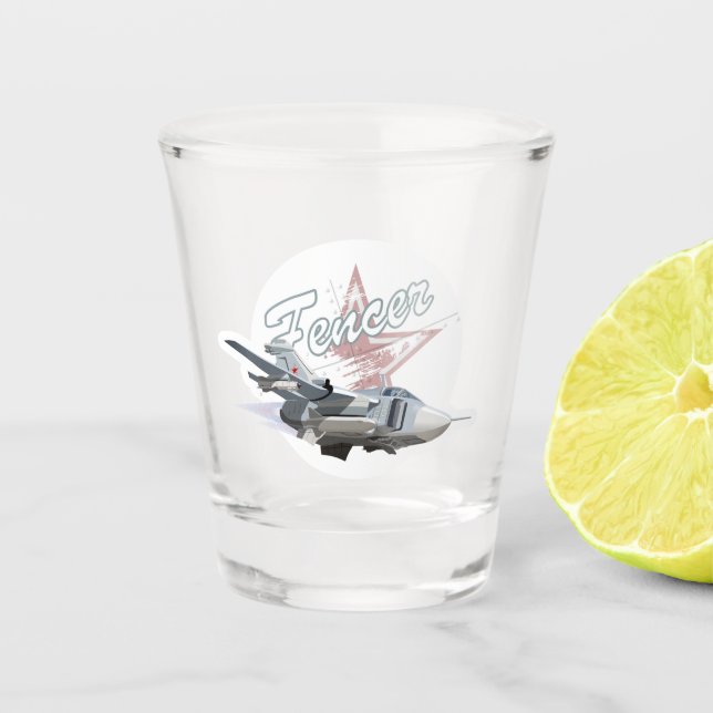 Cartoon Schnapsglas (Vorderseite)