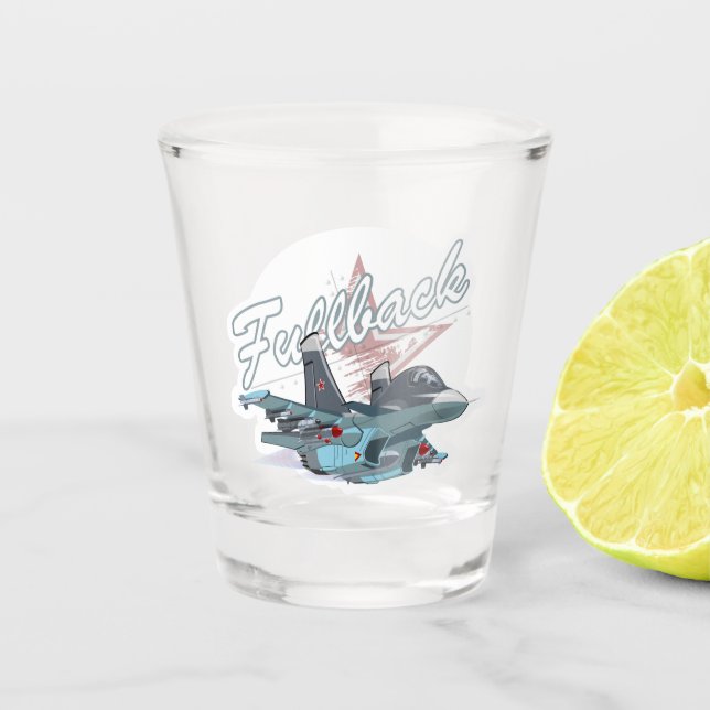 Cartoon Schnapsglas (Vorderseite)