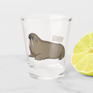 Cartoon Schnapsglas