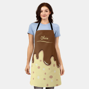 Cartoon Schokolade Tropfbacken Schürze