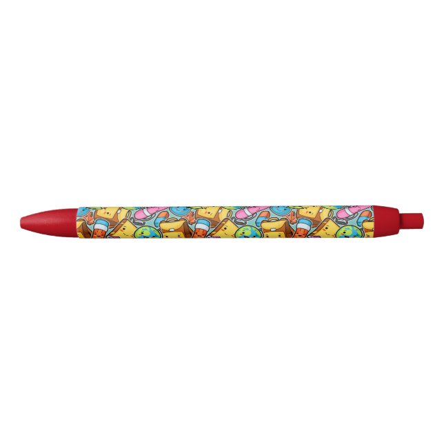 Cartoon School Pattern Kugelschreiber (Vorderseite)