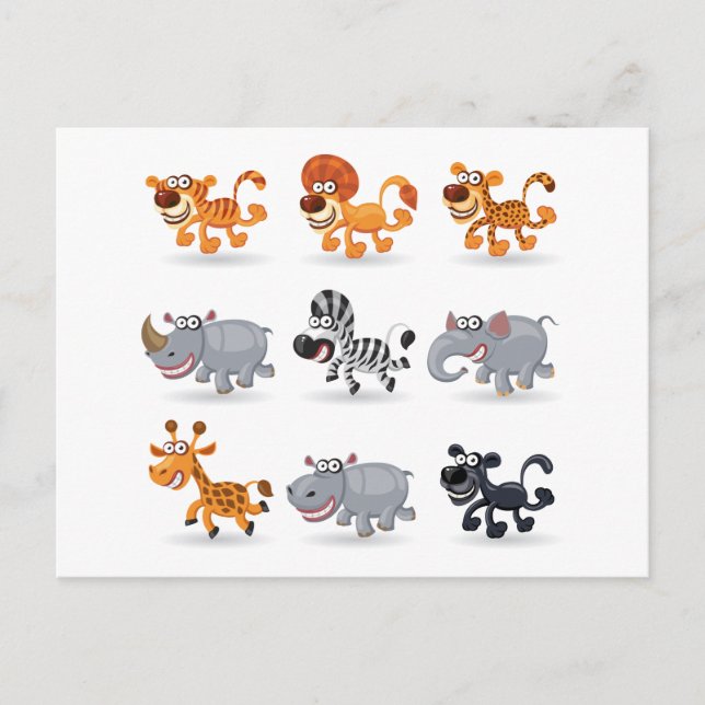 CARTOON SET 1 POSTKARTE (Vorderseite)