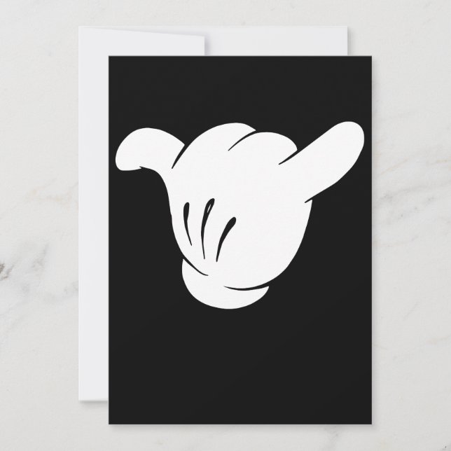 Cartoon Shaka Brah Sign Hang Loose Hawaii Chill Re (Vorderseite)