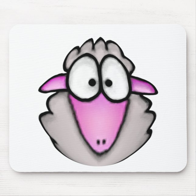 Cartoon Sheep Mousepad (Vorne)