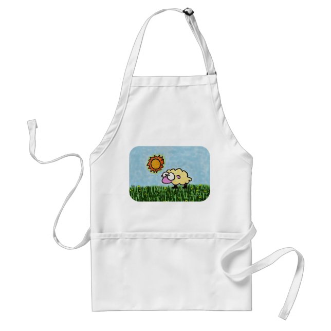 Cartoon Sheep Schürze (Vorne)