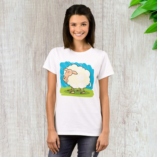 Cartoon Sheep T-Shirt (Von Creator hochgeladen)