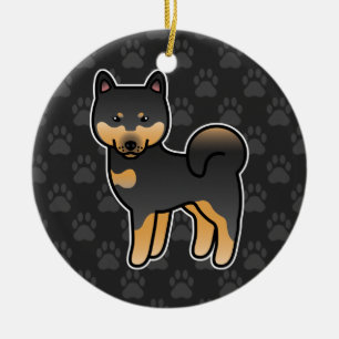Cartoon Shiba Inu Keramik Ornament