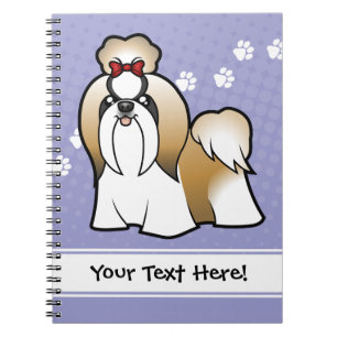 Cartoon Shih Tzu (Show geschnitten) Notizblock