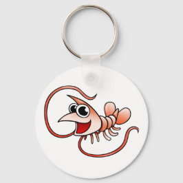 Cartoon Shrimp Schlüsselanhänger