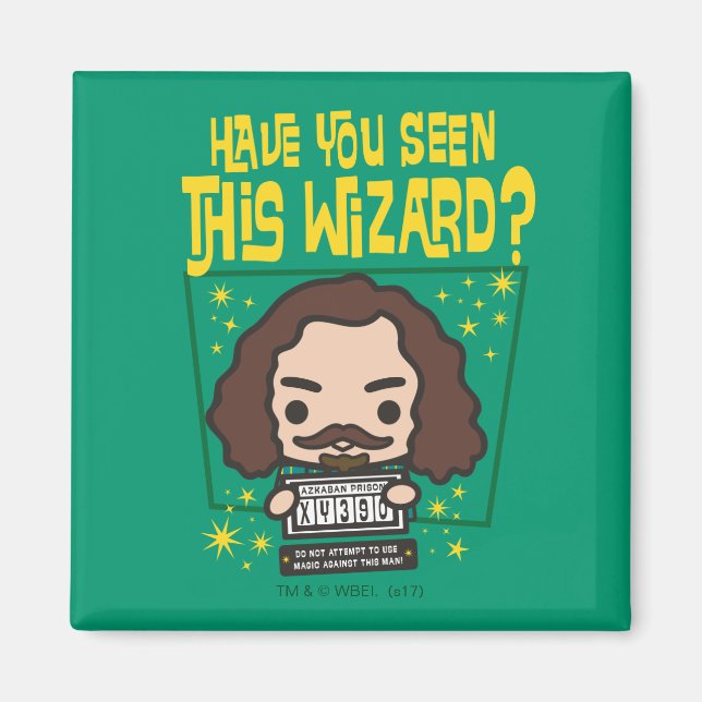 Cartoon Sirius Black Gewollt Poster Graphic Magnet (Vorne)