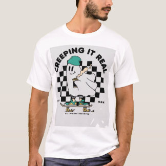 Cartoon Skater im modernen Stil - lustiges Design  T-Shirt
