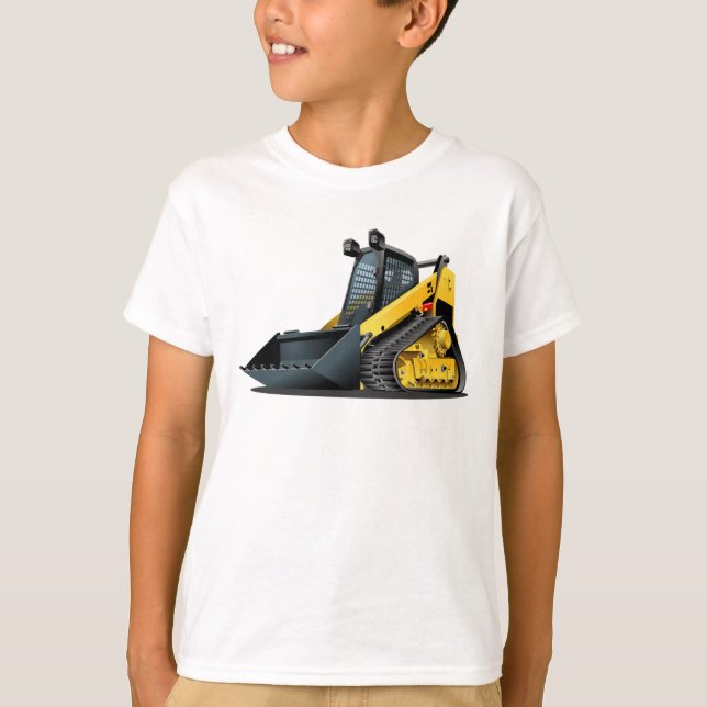Cartoon Skid Steer T-Shirt (Vorderseite)