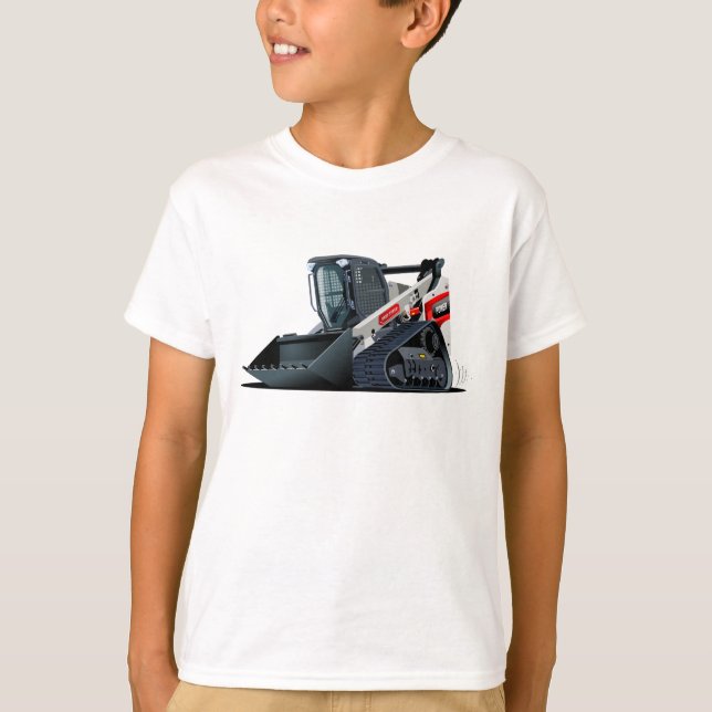 Cartoon Skid Steer T-Shirt (Vorderseite)