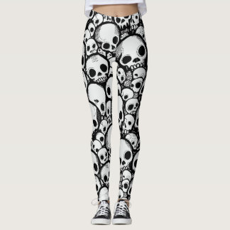 Cartoon Skull Leggings