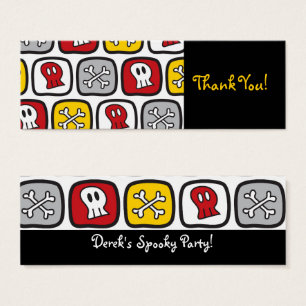 Cartoon Skulls & Knochen Halloween-Party Gefälligk