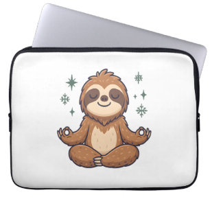 Cartoon Sloth Wealth Laptopschutzhülle