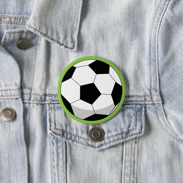 Cartoon Soccer Ball Button (Beispiel)