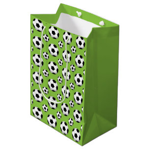 Cartoon Soccer Ball Muster Mittlere Geschenktüte