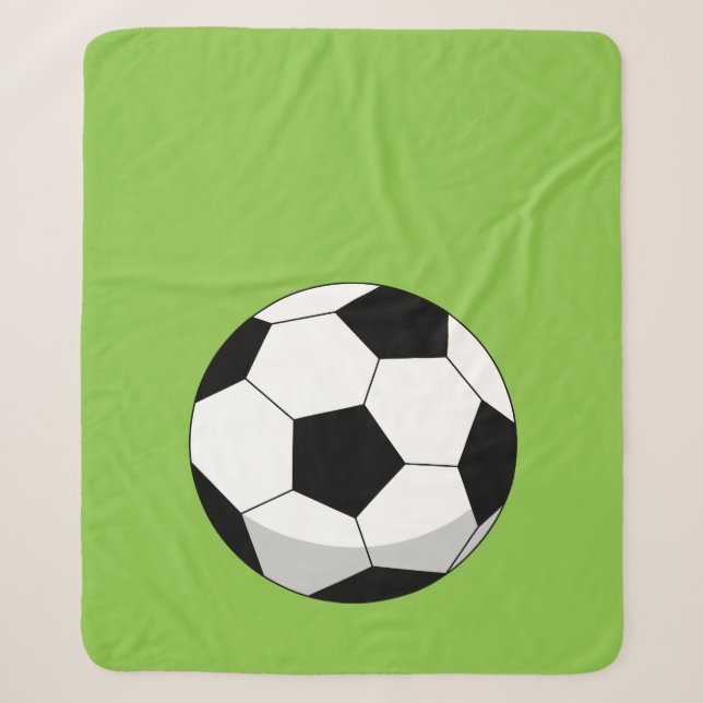 Cartoon Soccer Ball Sherpadecke (Vorderseite)