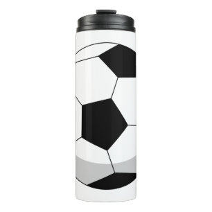 Cartoon Soccer Ball Thermosbecher