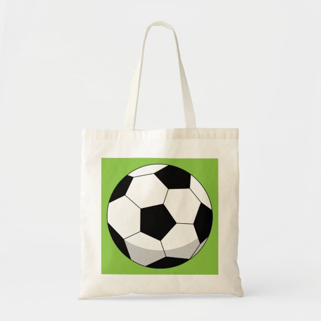 Cartoon Soccer Ball Tragetasche (Vorne)